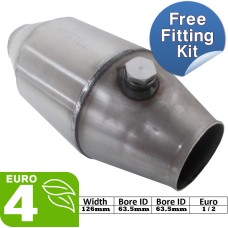 Round 126mm Diesel sports hiflow catalytic converter catalyst off road - MMA162